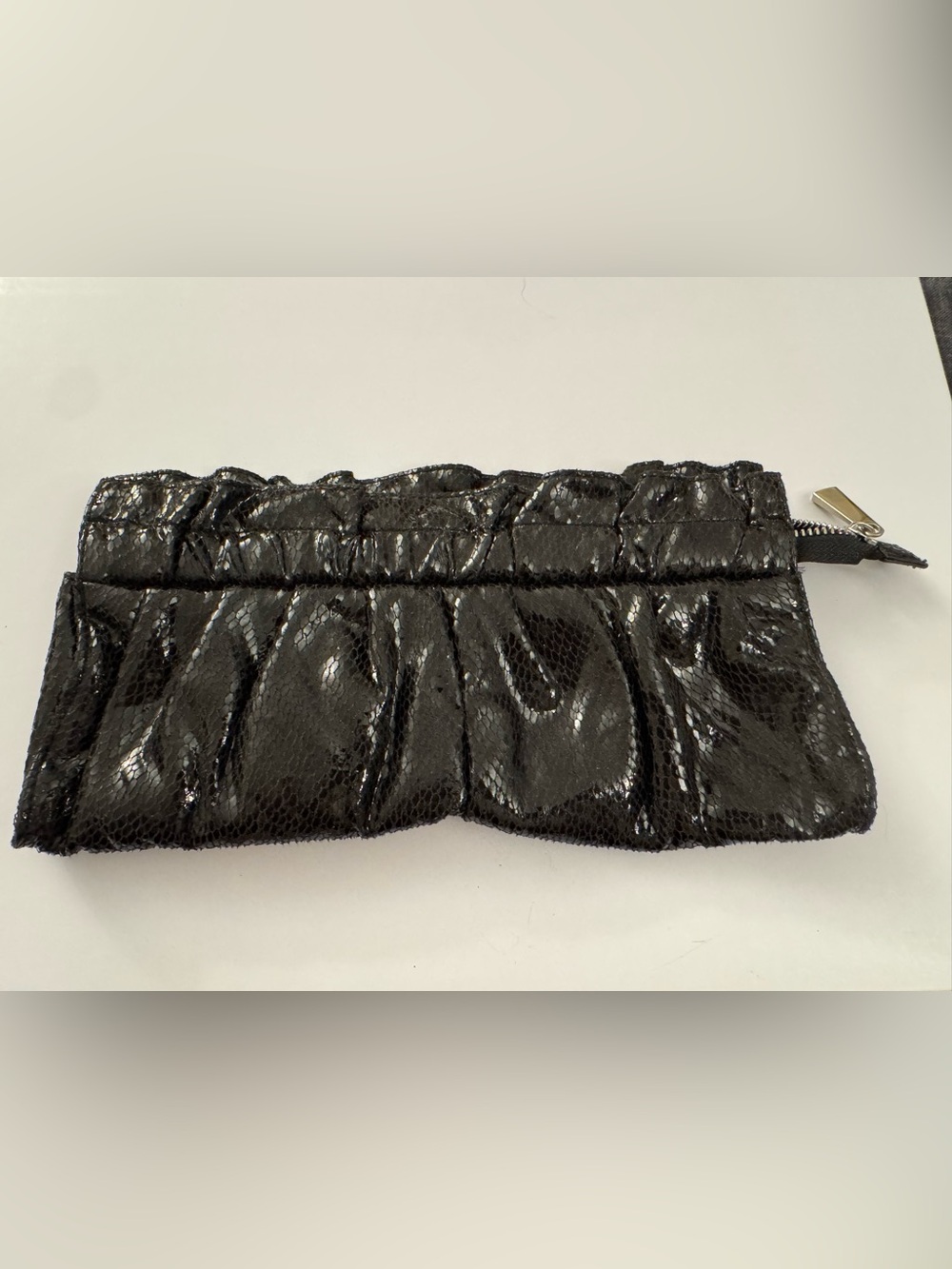 Black Quilted Clutch Bag Express C32